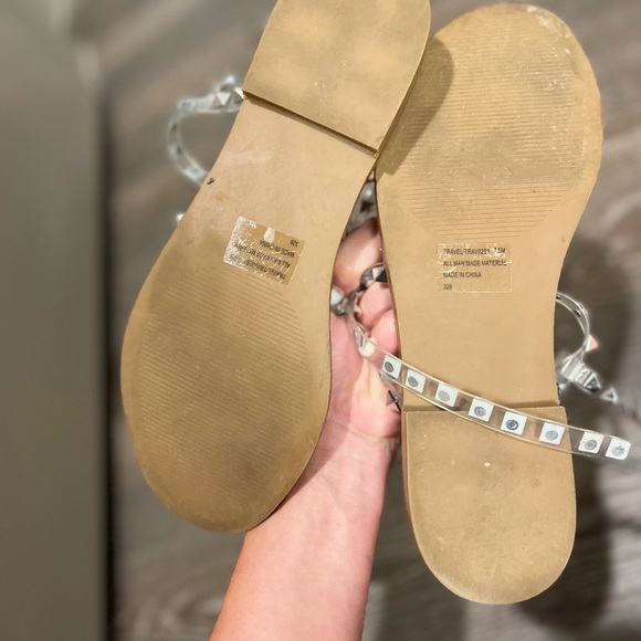 Steve Madden studded clear sandals 7.5 - Picture 3 of 3